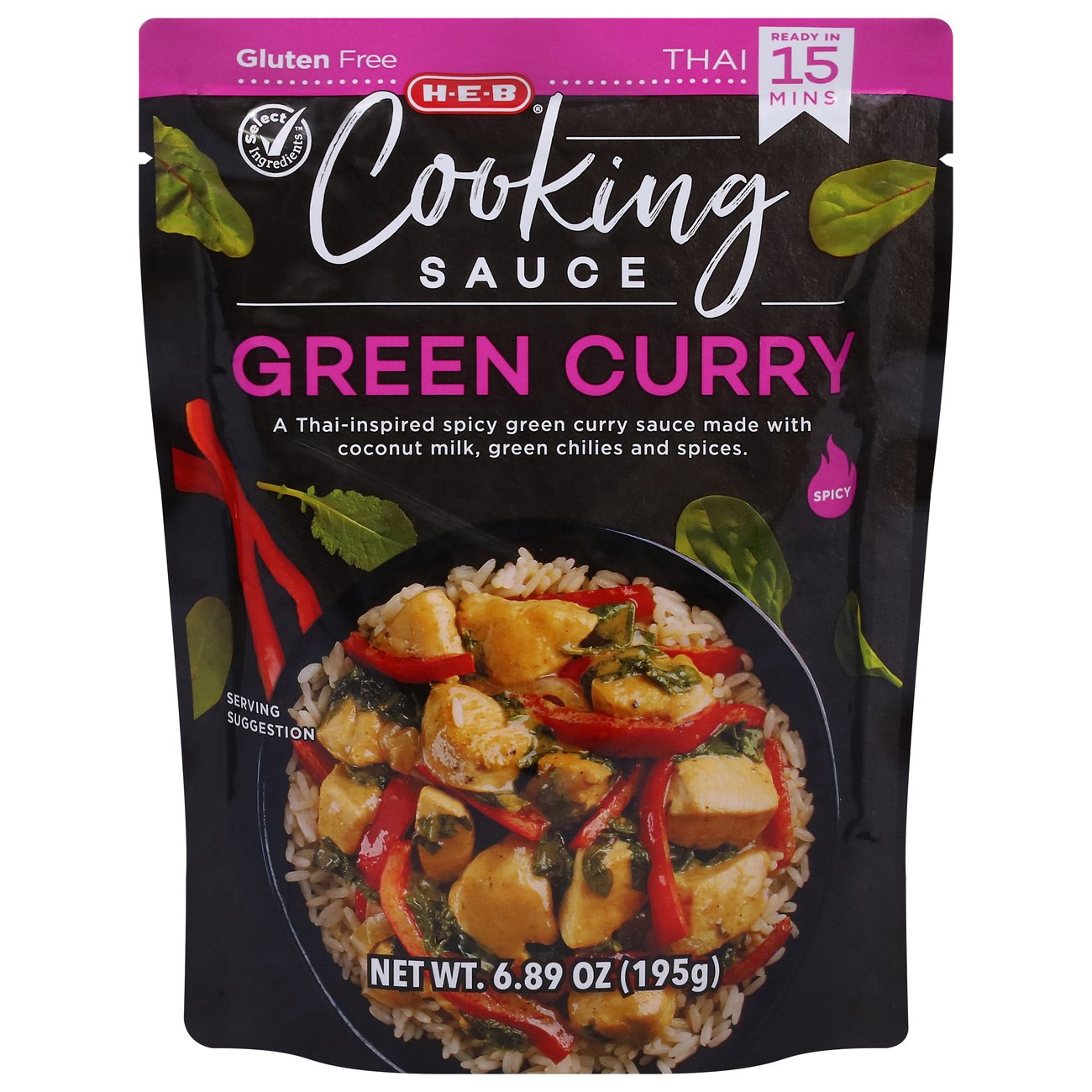 H-E-B Green Curry Spicy Cooking Sauce - Shop Cooking sauces at H-E-B