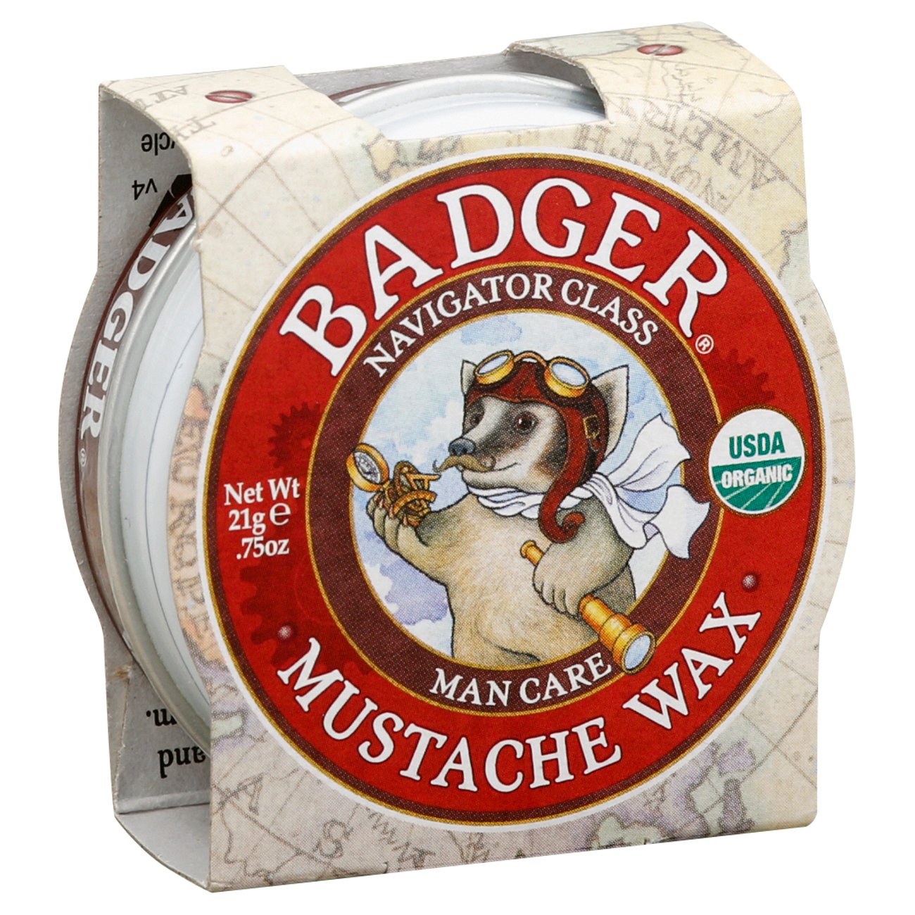 Voorbijganger Kinderrijmpjes Achternaam Badger Navigator Class Man Care Mustache Wax - Shop Bath & Skin Care at  H-E-B