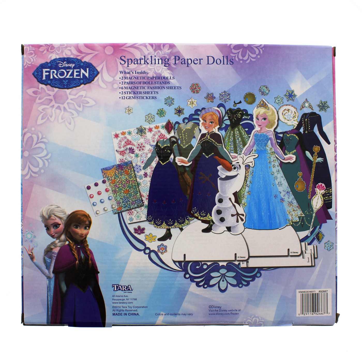 Tara Toy Frozen Sparkling Paper Dolls Shop Action Figures & Dolls at