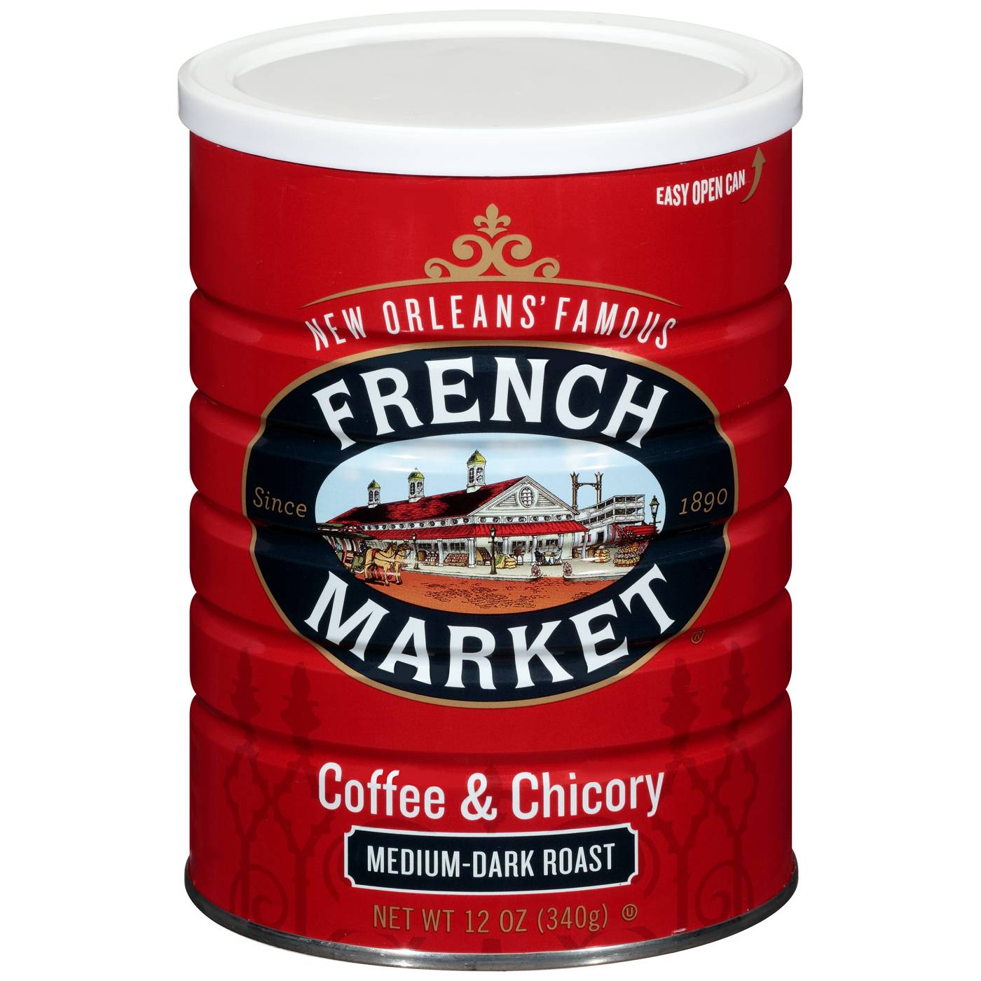 French Market Coffee & Chicory Medium-Dark Roast Coffee; image 1 of 6