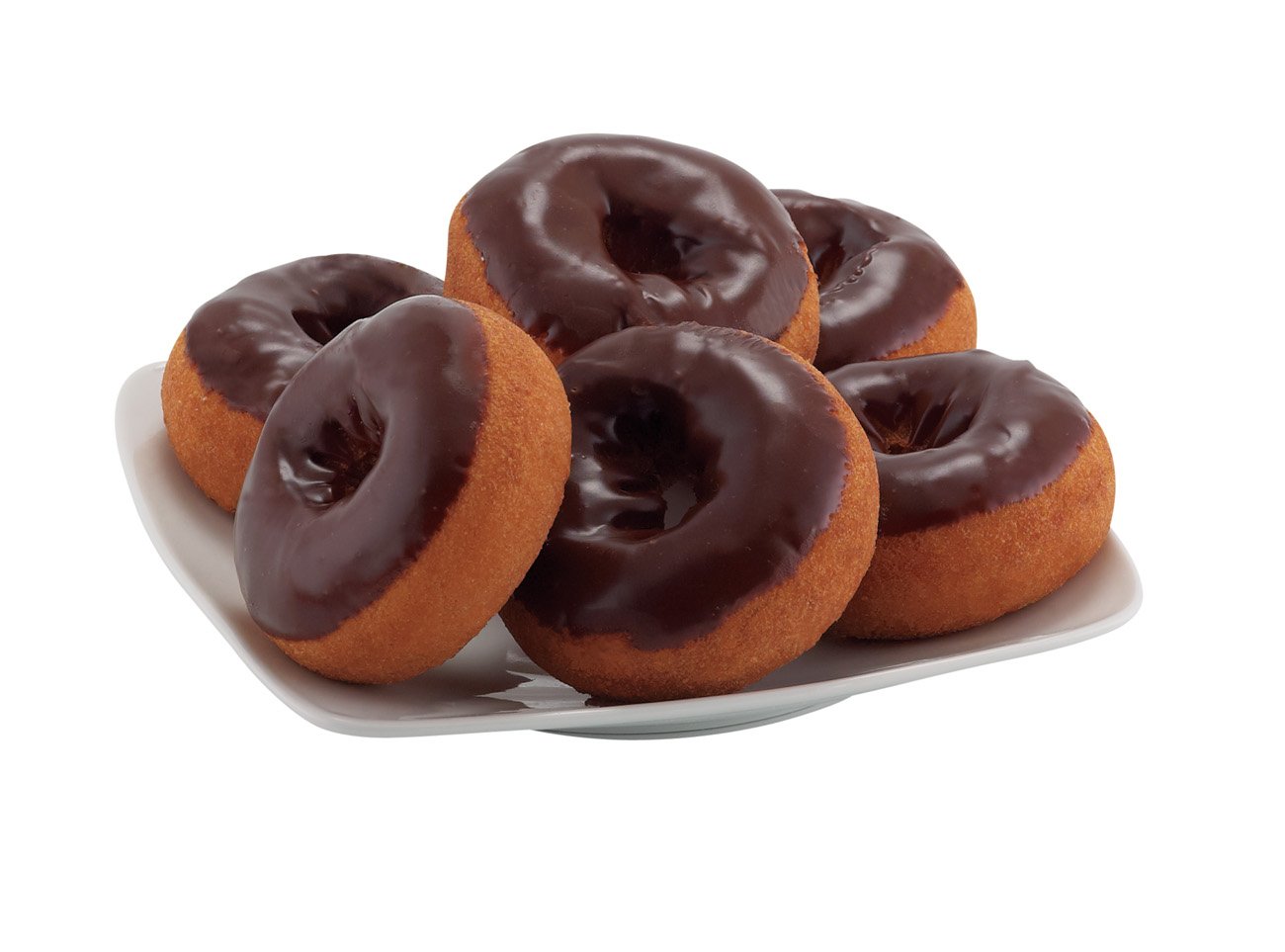 H-E-B Bakery Chocolate Covered Plain Cake Donuts - Shop Desserts ...