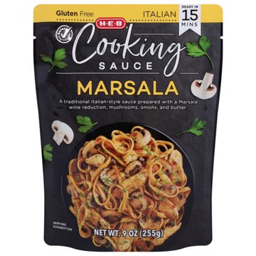 H-E-B Cooking Sauce - Marsala, 9 oz