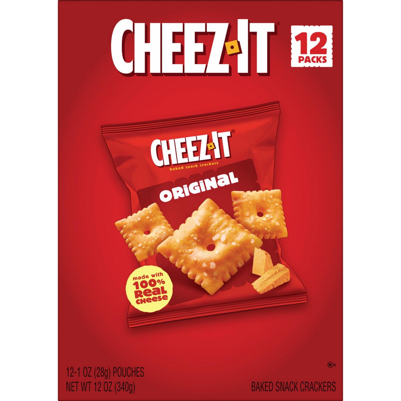 Cheez-It Original Cheese Crackers 1 oz Bags; image 1 of 5