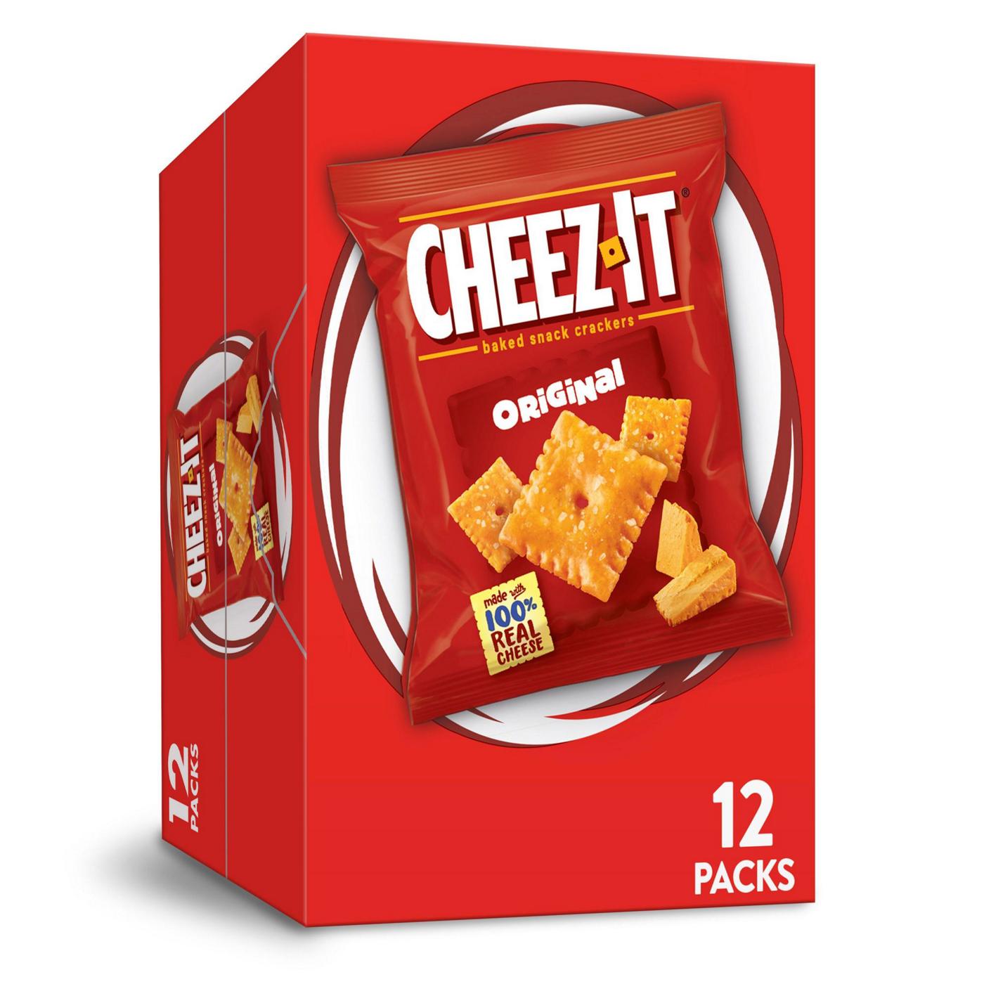 Cheez-It Original Cheese Crackers; image 2 of 6