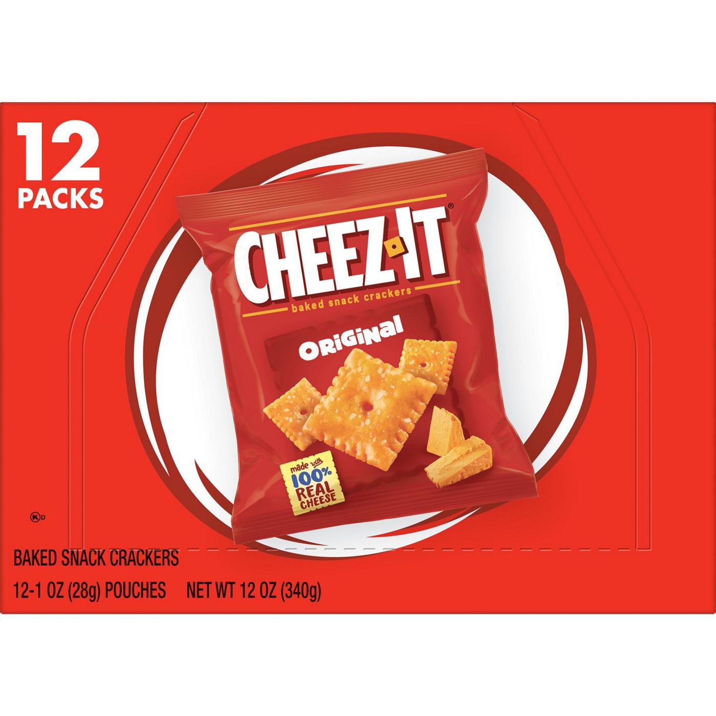 Cheez-It Original Cheese Crackers; image 4 of 6