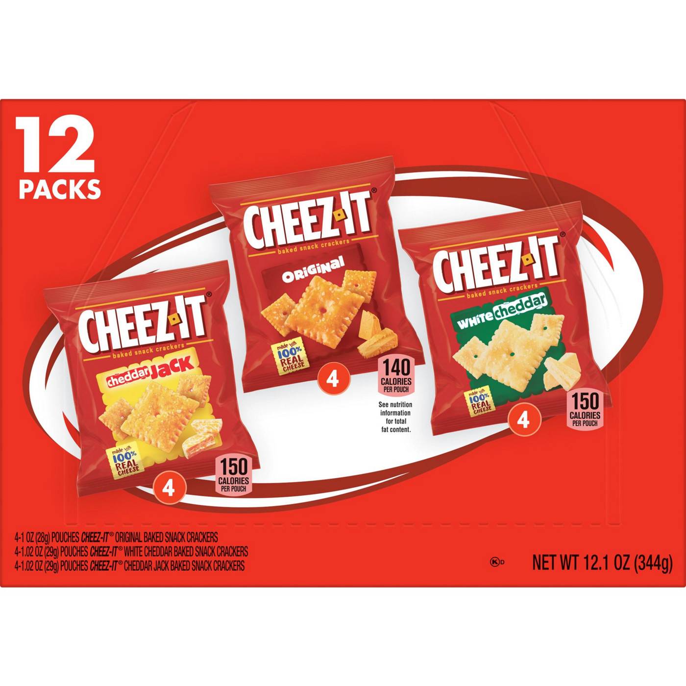 Cheez-It Variety Pack Cheese Crackers, 12.1 oz; image 2 of 6