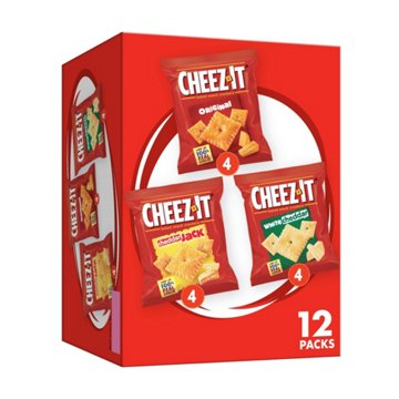 Cheez-It Variety Pack Cheese Crackers, 12.1 oz, 12 ct