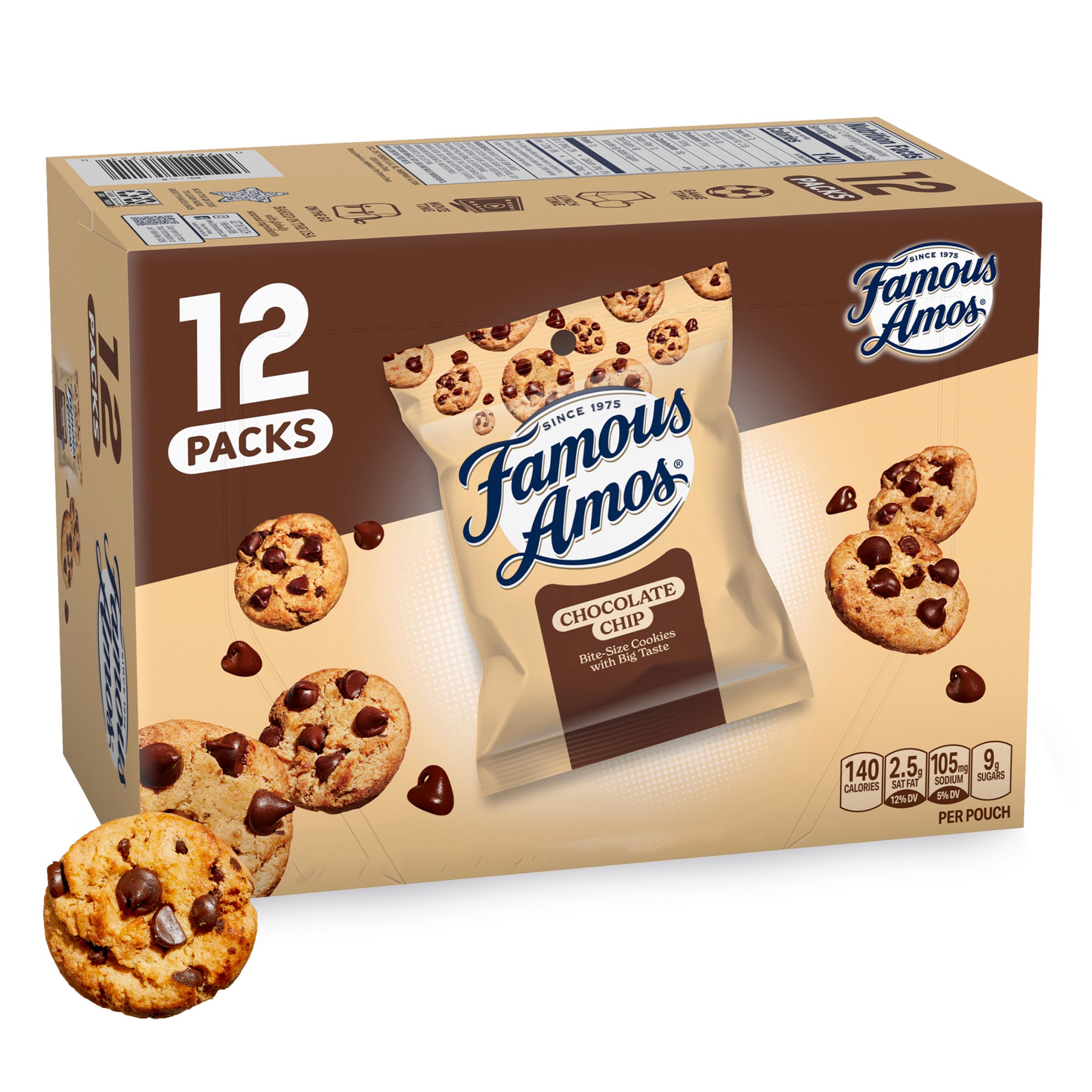 Famous Amos Chocolate Chip Packs Shop Cookies At H E B