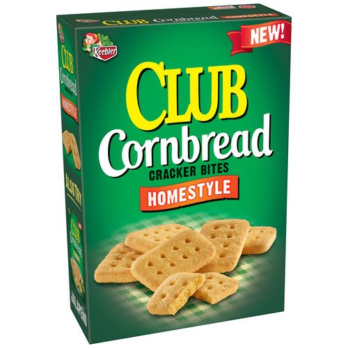 Keebler Club Cornbread Homestyle Cracker Bites Shop Crackers