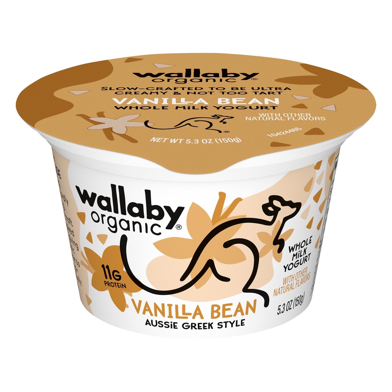 Wallaby Organic Whole Milk Vanilla Greek Yogurt Shop Yogurt at HEB