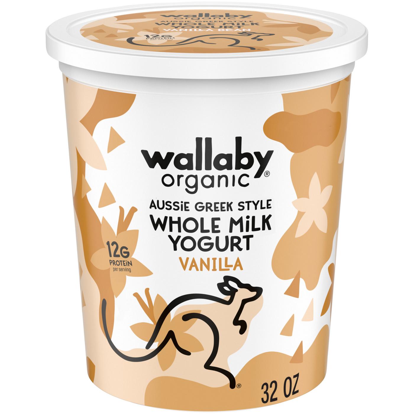 Wallaby Organic Vanilla Bean Greek Yogurt; image 1 of 6
