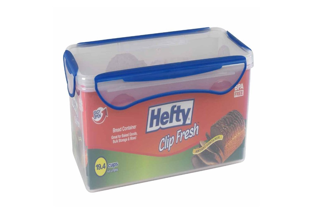 Hefty 16.4 Cups Clip Fresh Rectangle Container with Divided Insert - Shop  Food Storage at H-E-B