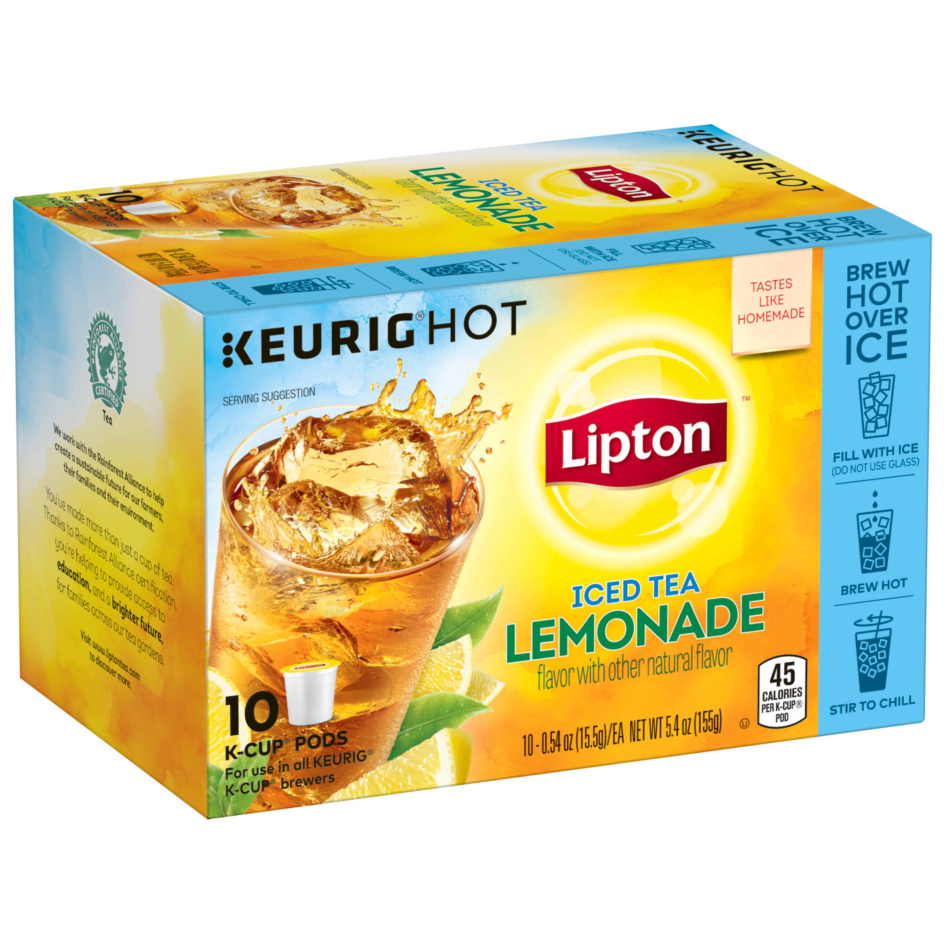 Lipton Iced Tea K-Cups Lemonade - Shop Tea at H-E-B