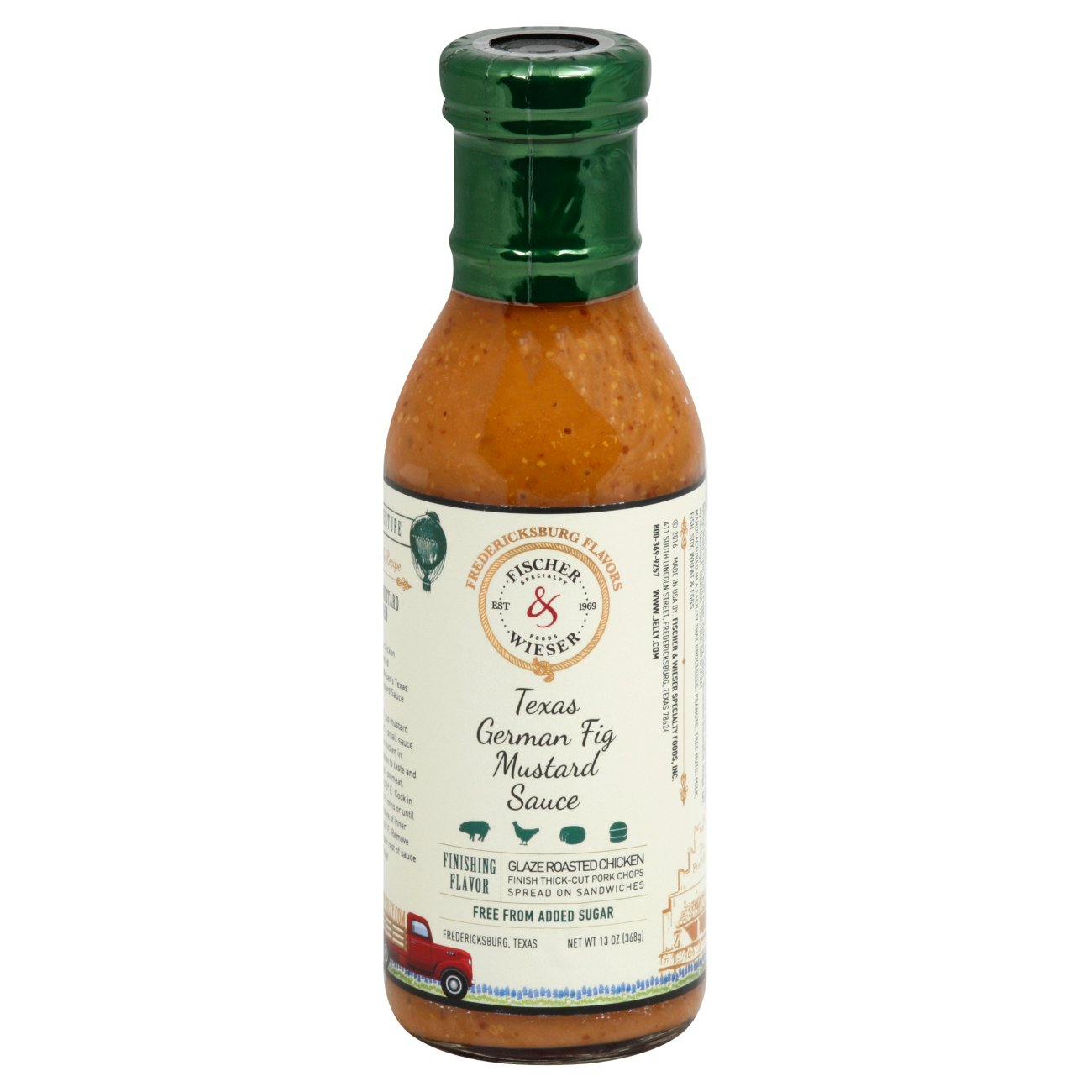 Fischer & Wieser Texas German Fig Mustard Sauce Shop Mustard at HEB