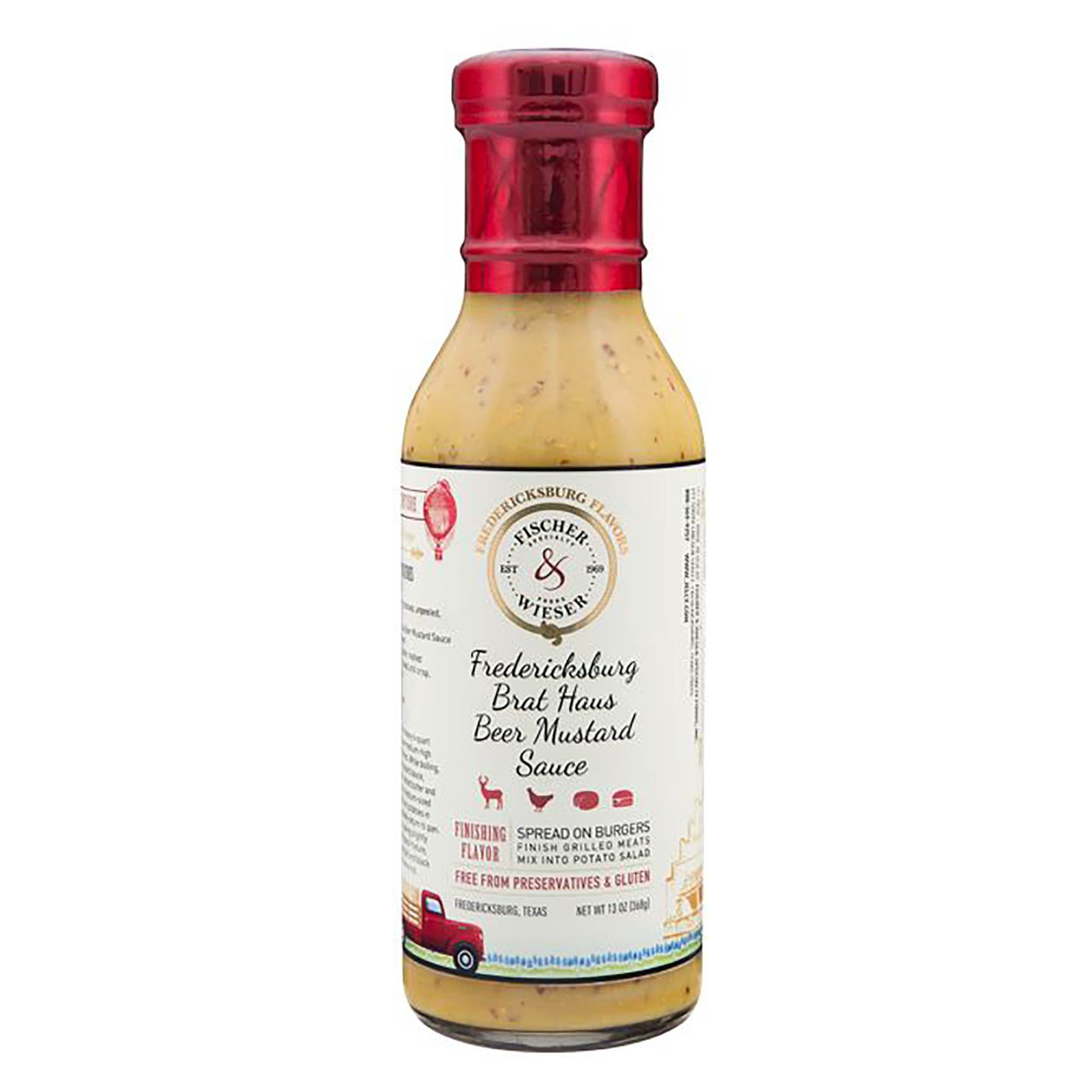 Fischer & Wieser Brat Haus Beer Mustard Sauce Shop Specialty Sauces