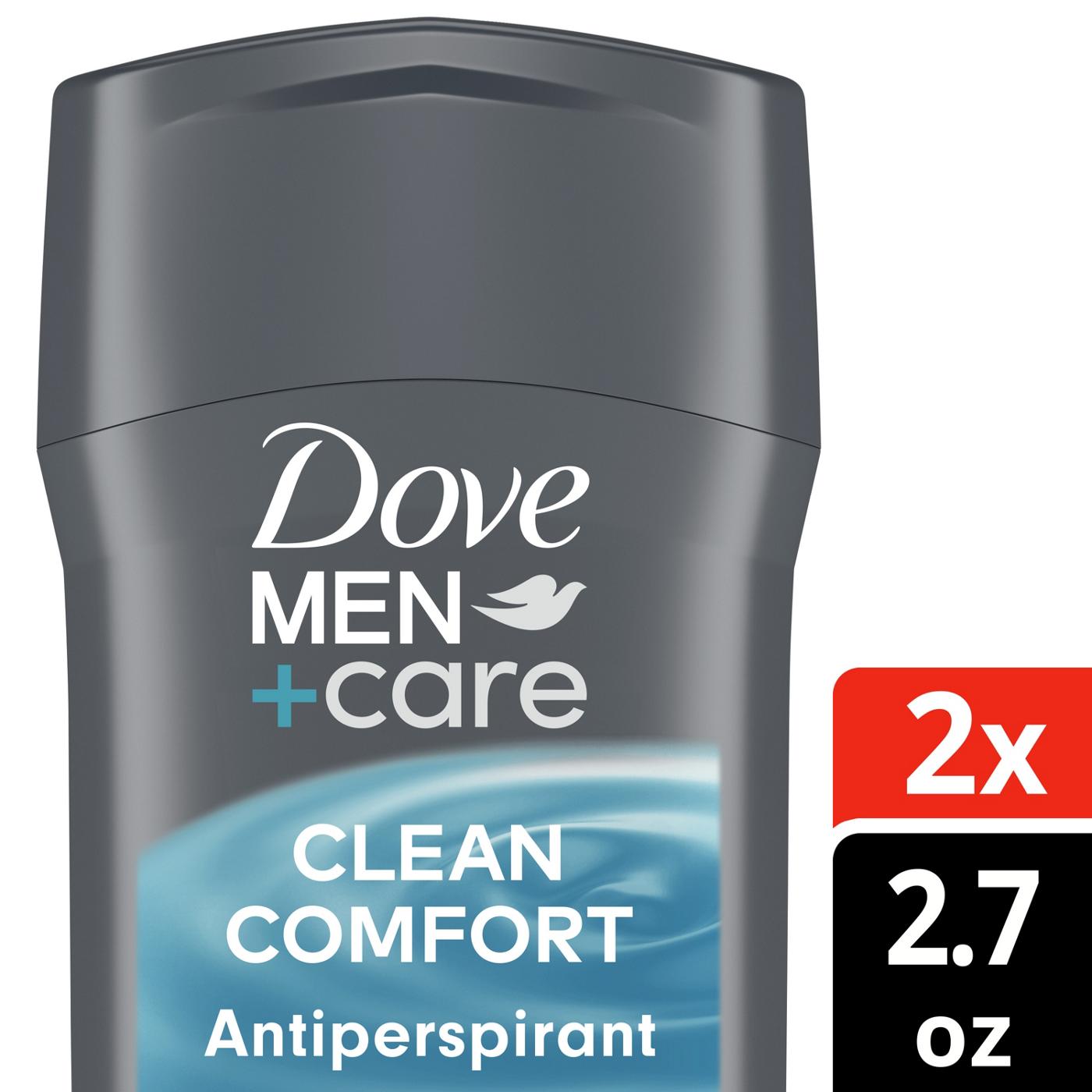 Dove Men+Care Antiperspirant Deodorant Stick Twin Pack - Clean Comfort; image 4 of 4