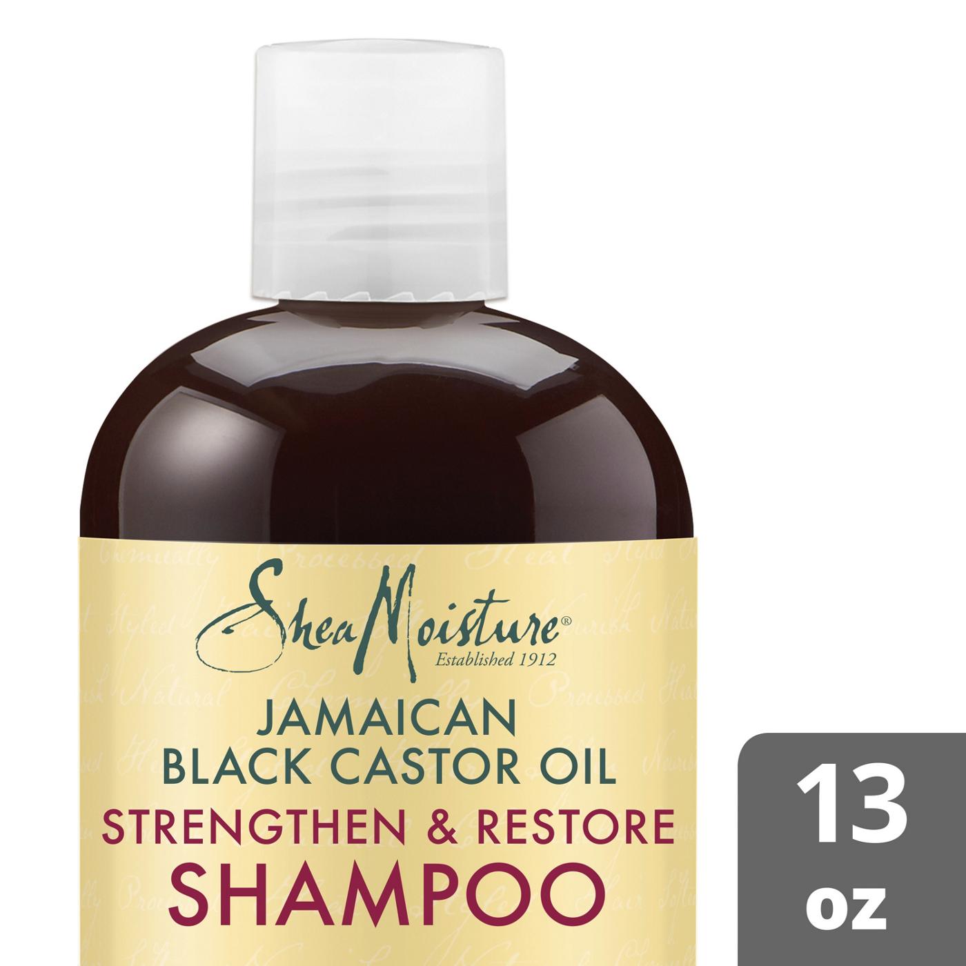 SheaMoisture Strengthen & Restore Shampoo - Jamaican Black Castor Oil; image 3 of 10