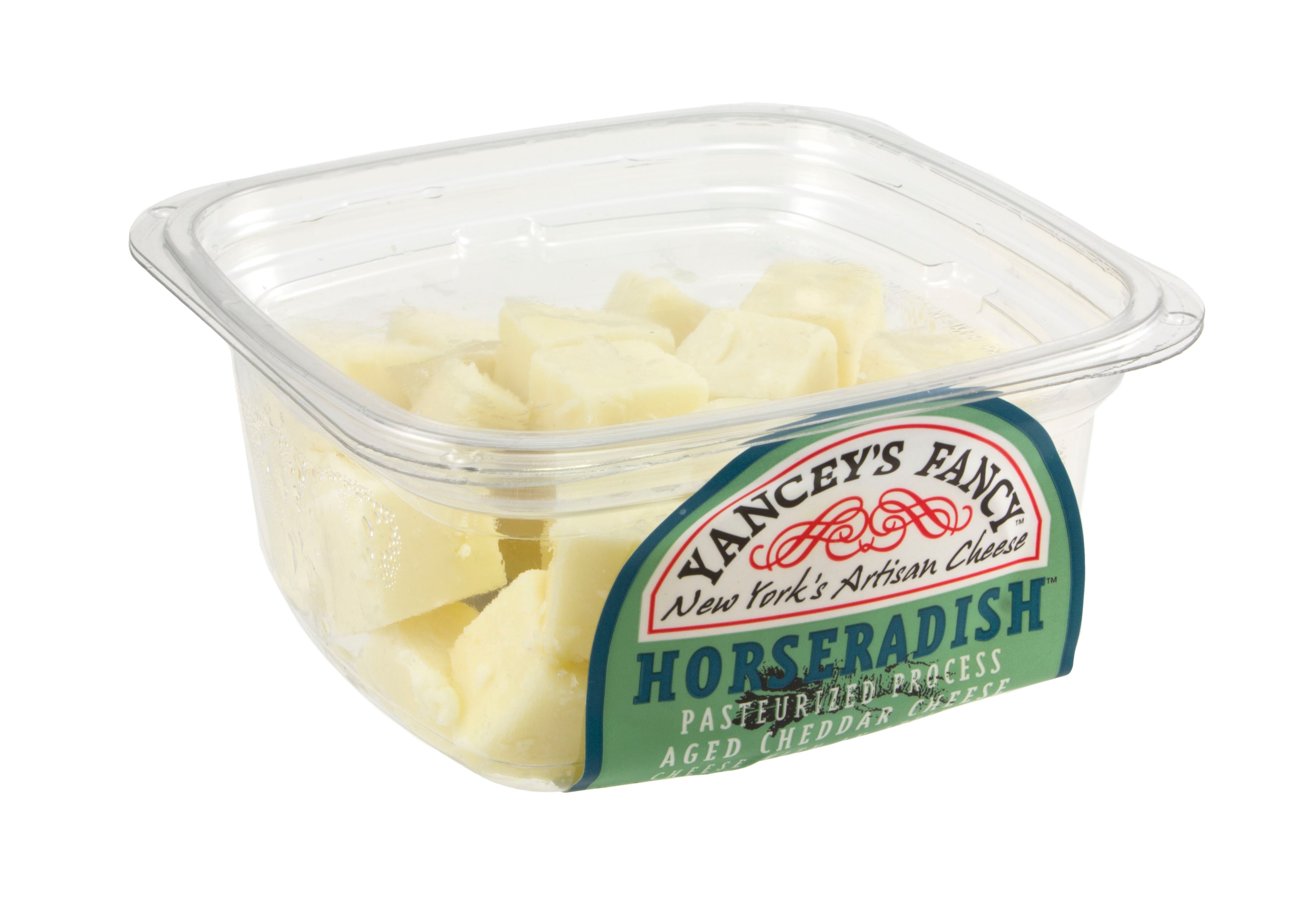 Yancey's Fancy Horseradish Aged Cheddar Cheese Cubes Shop Cheese at HEB