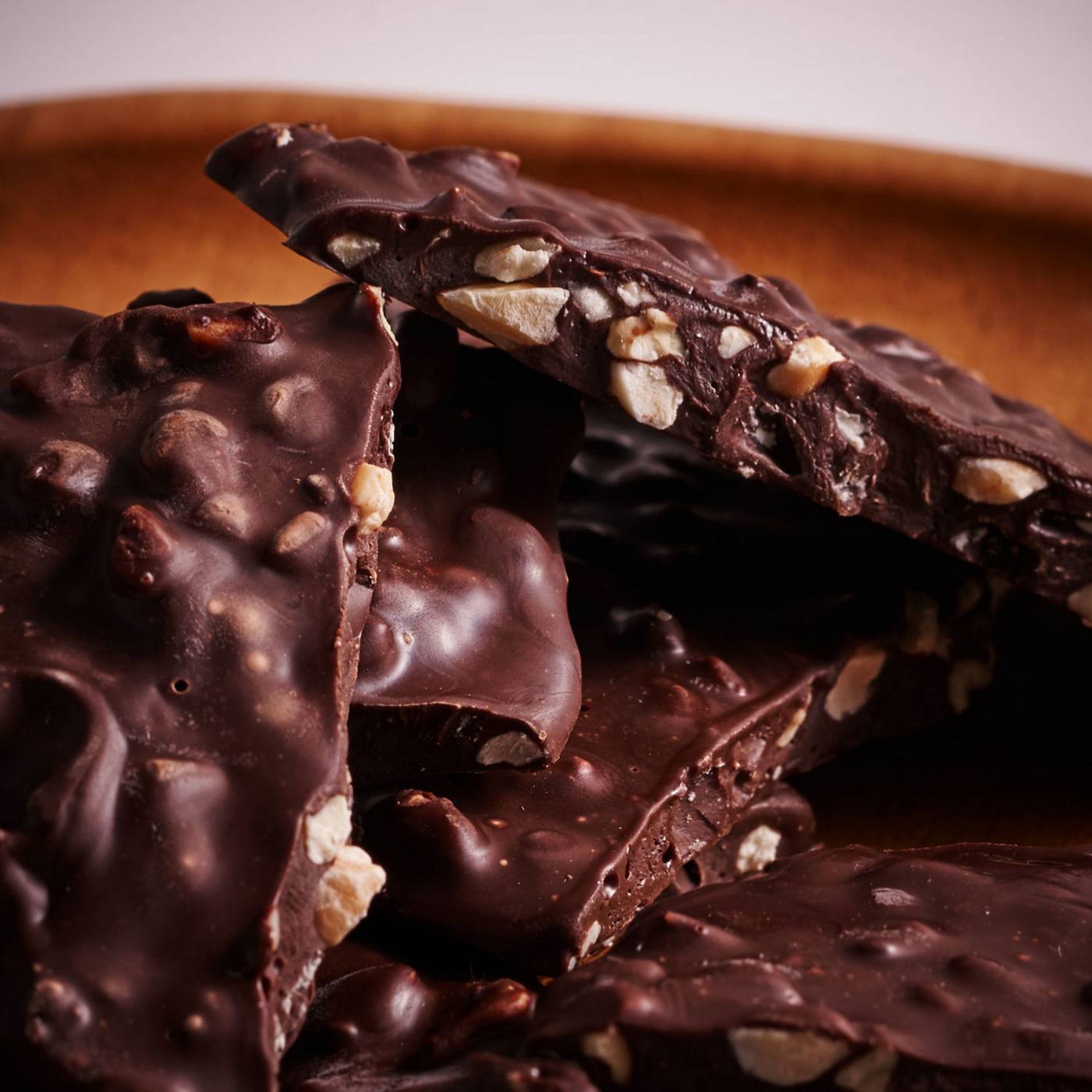 Barkthins Dark Chocolate Almond & Sea Salt Snacking Chocolate Bag; image 2 of 7