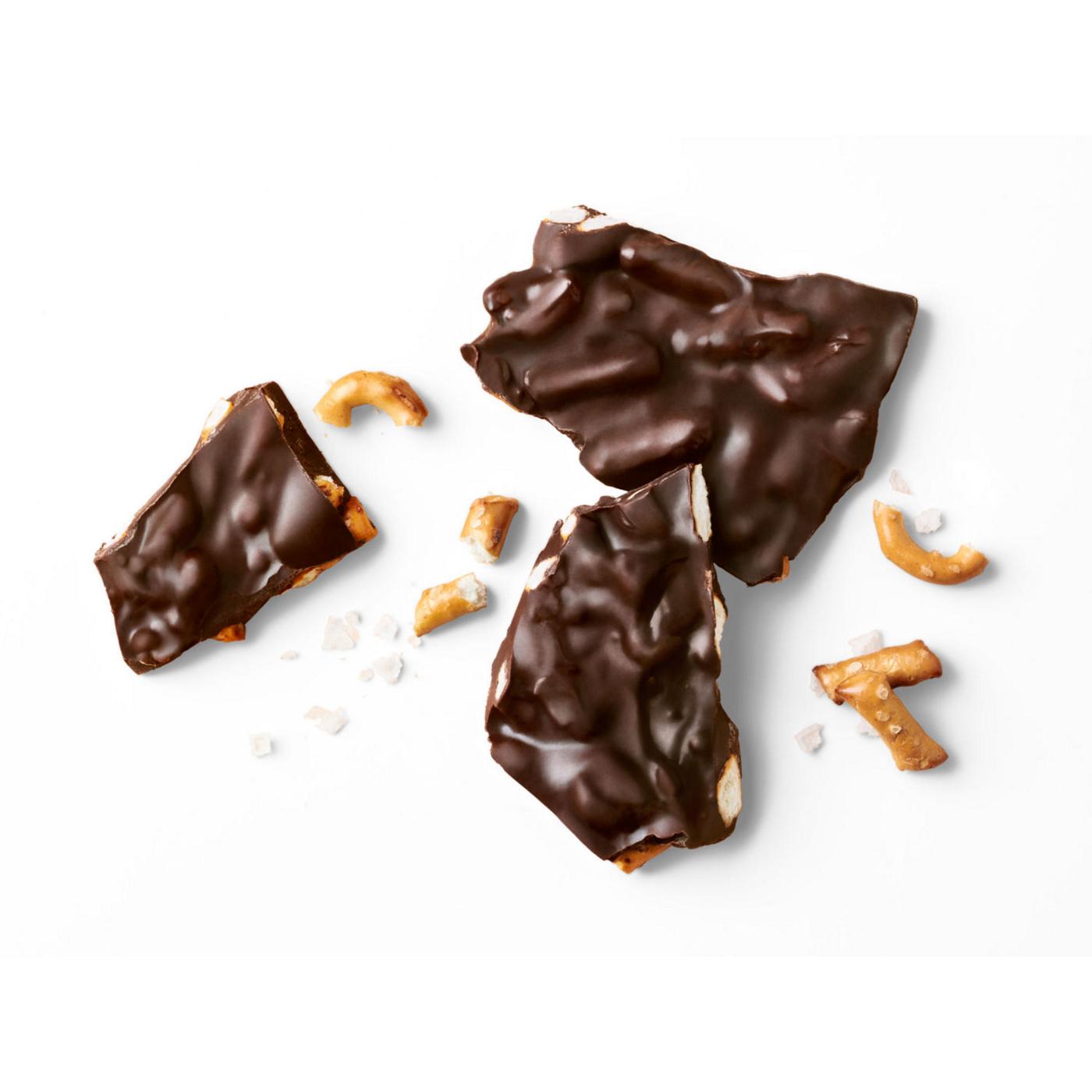 Bark Thins Dark Chocolate Pretzel & Sea Salt Snacking Bars; image 2 of 5