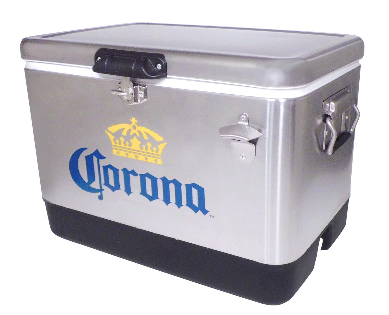 Corona 54 Quart Metal Cooler with Bottle Opener Shop Coolers & Ice