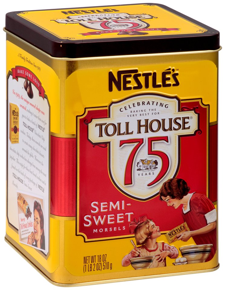 Nestle Toll House Semi Sweet 75th Anniversary Tin - Shop Baking ...