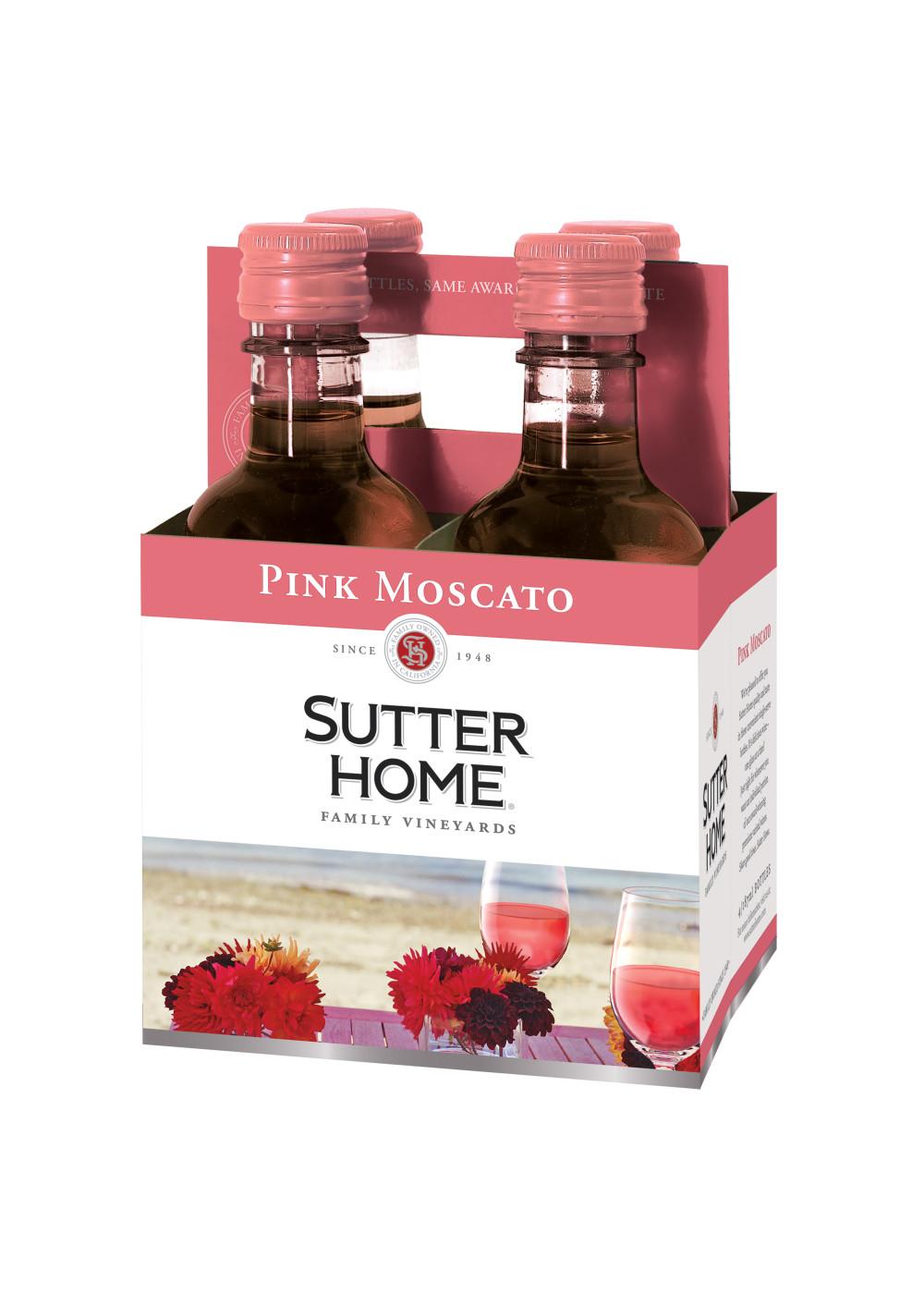 Sutter Home Family Vineyards Pink Moscato 187 mL Bottles; image 1 of 7