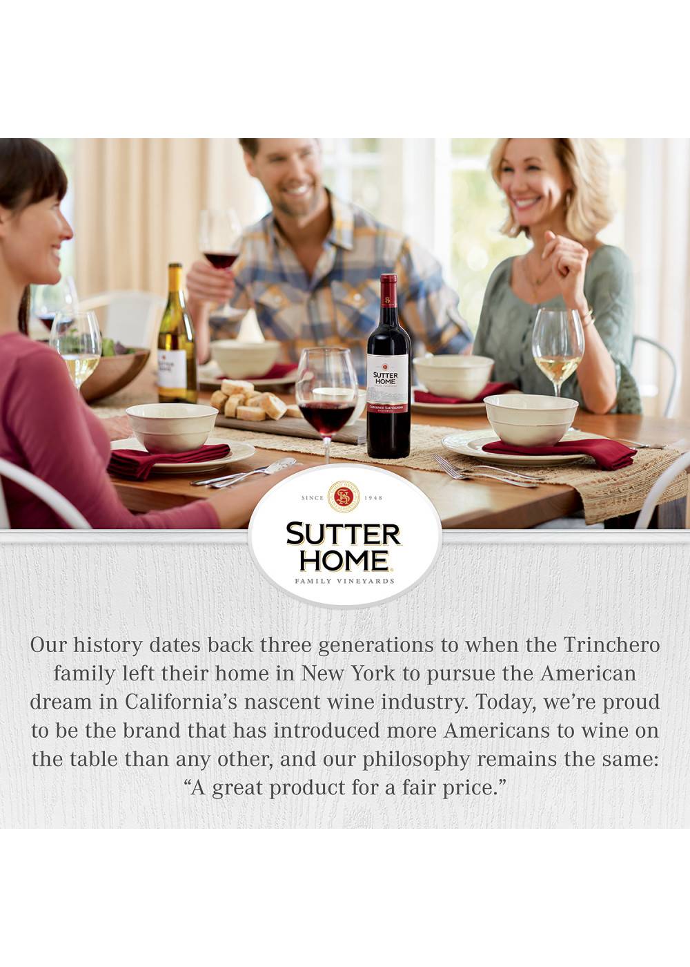 Sutter Home Pink Moscato California Red Wine 4 pk Bottles; image 4 of 6