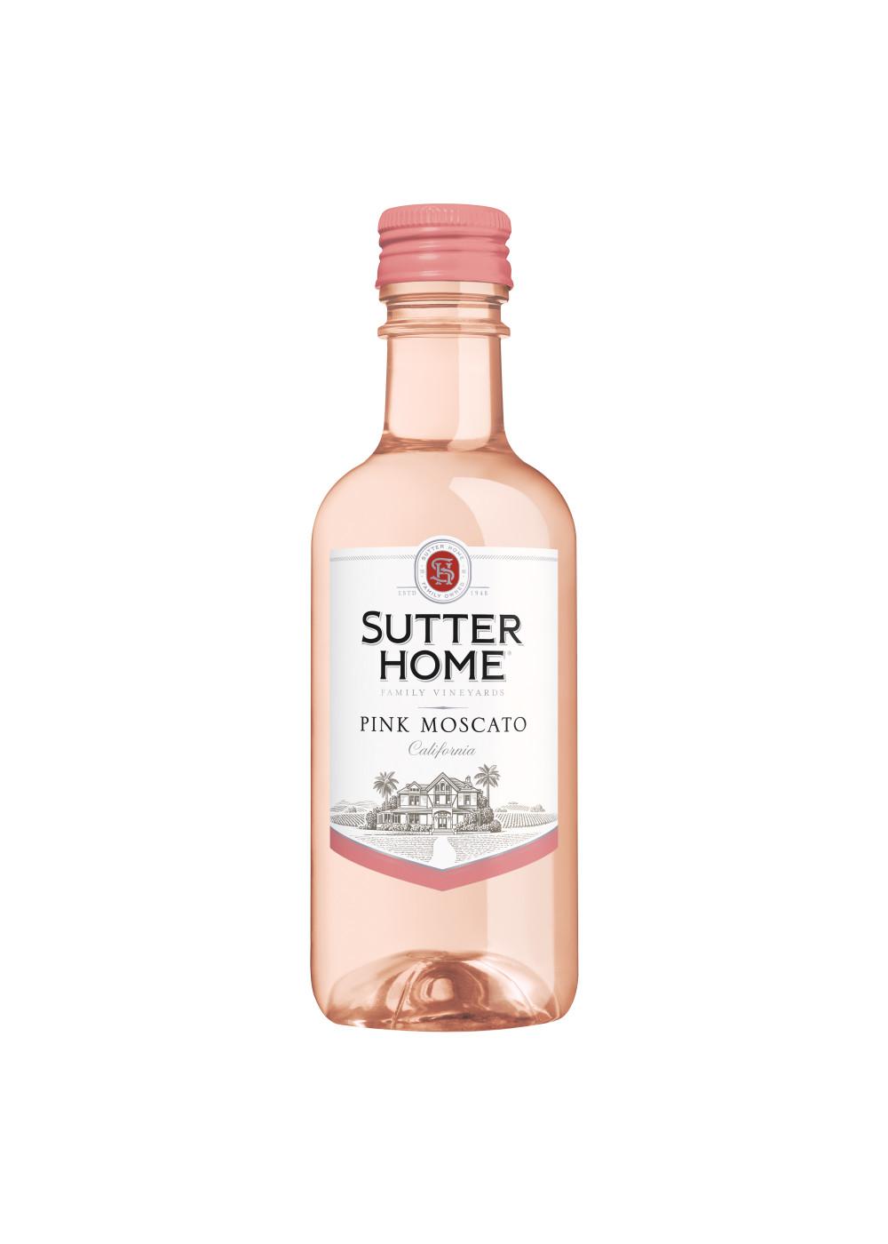 Sutter Home Pink Moscato California Red Wine 4 pk Bottles; image 5 of 6