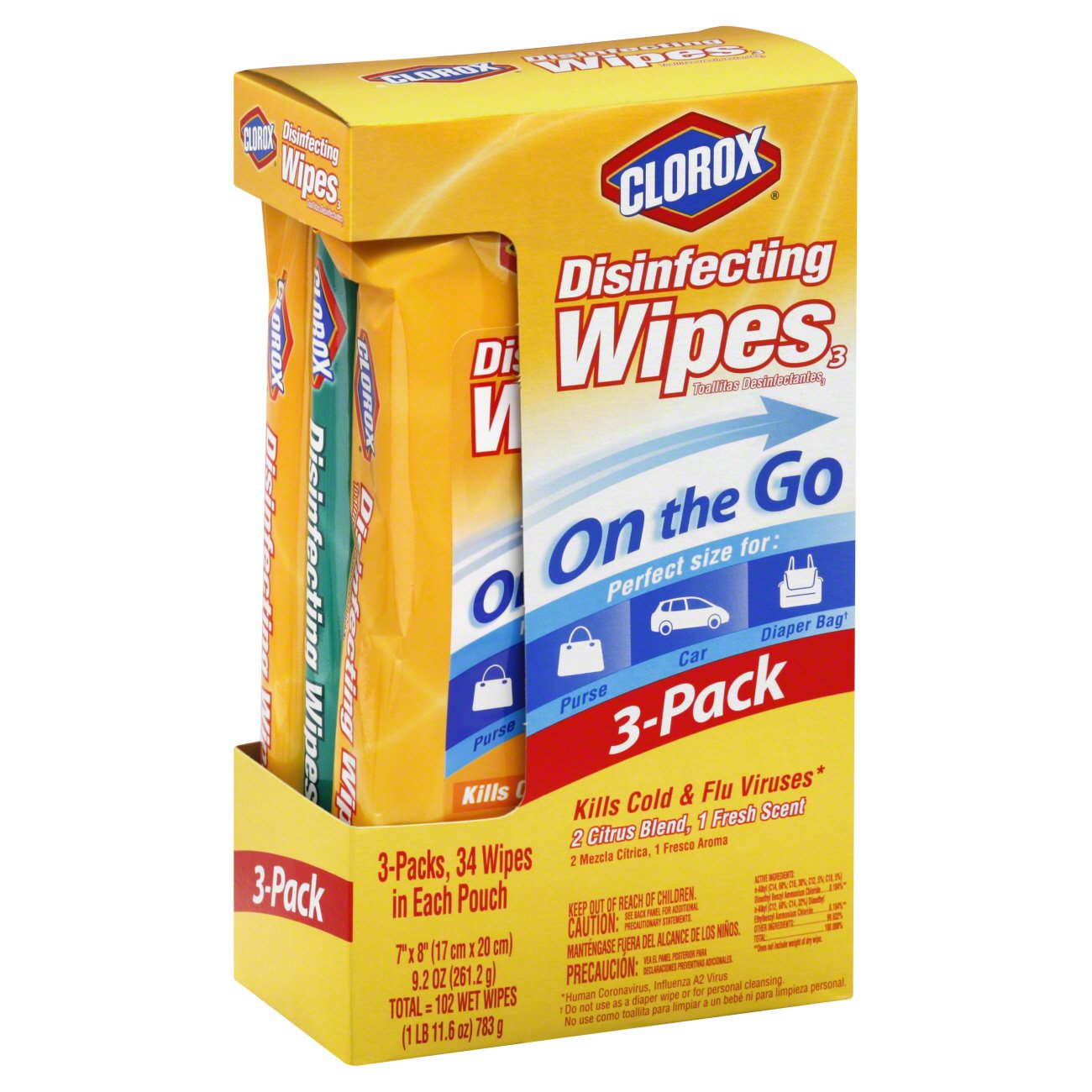 Clorox Disinfecting Wipes OntheGo Pack Shop All purpose cleaners at HEB