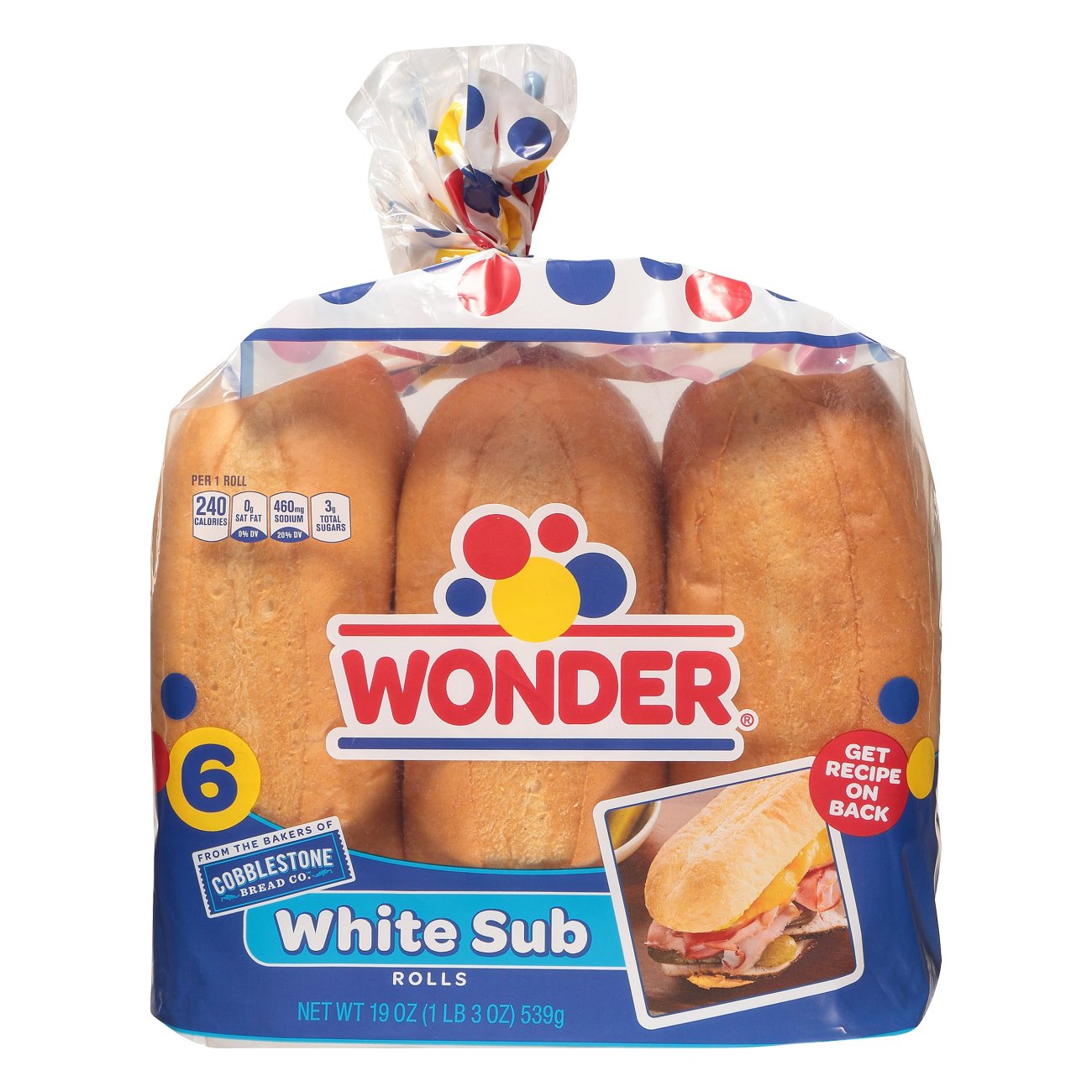 Wonder White Sub Rolls Shop Bread at HEB