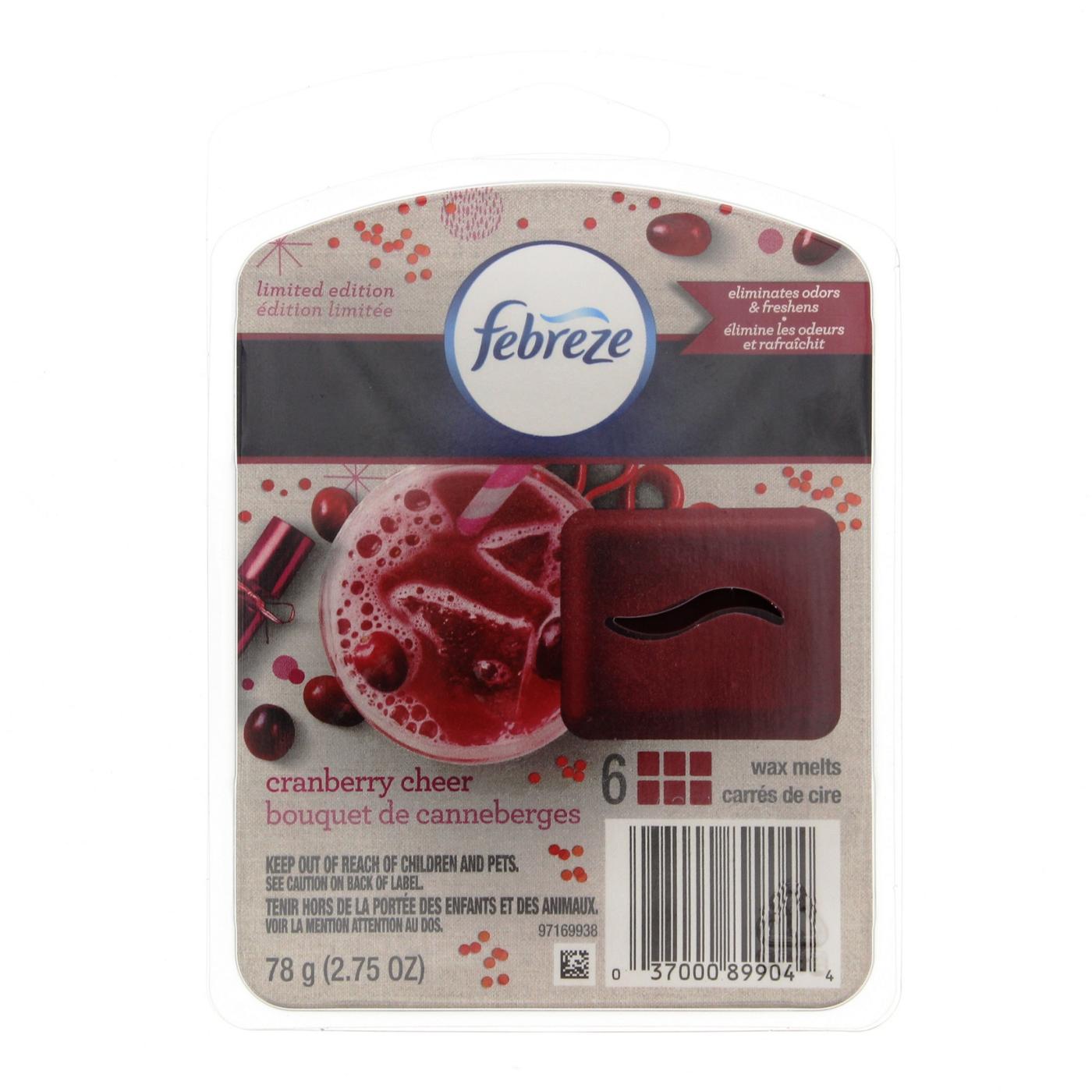 Febreze Cranberry Cheer Wax Melts; image 1 of 2