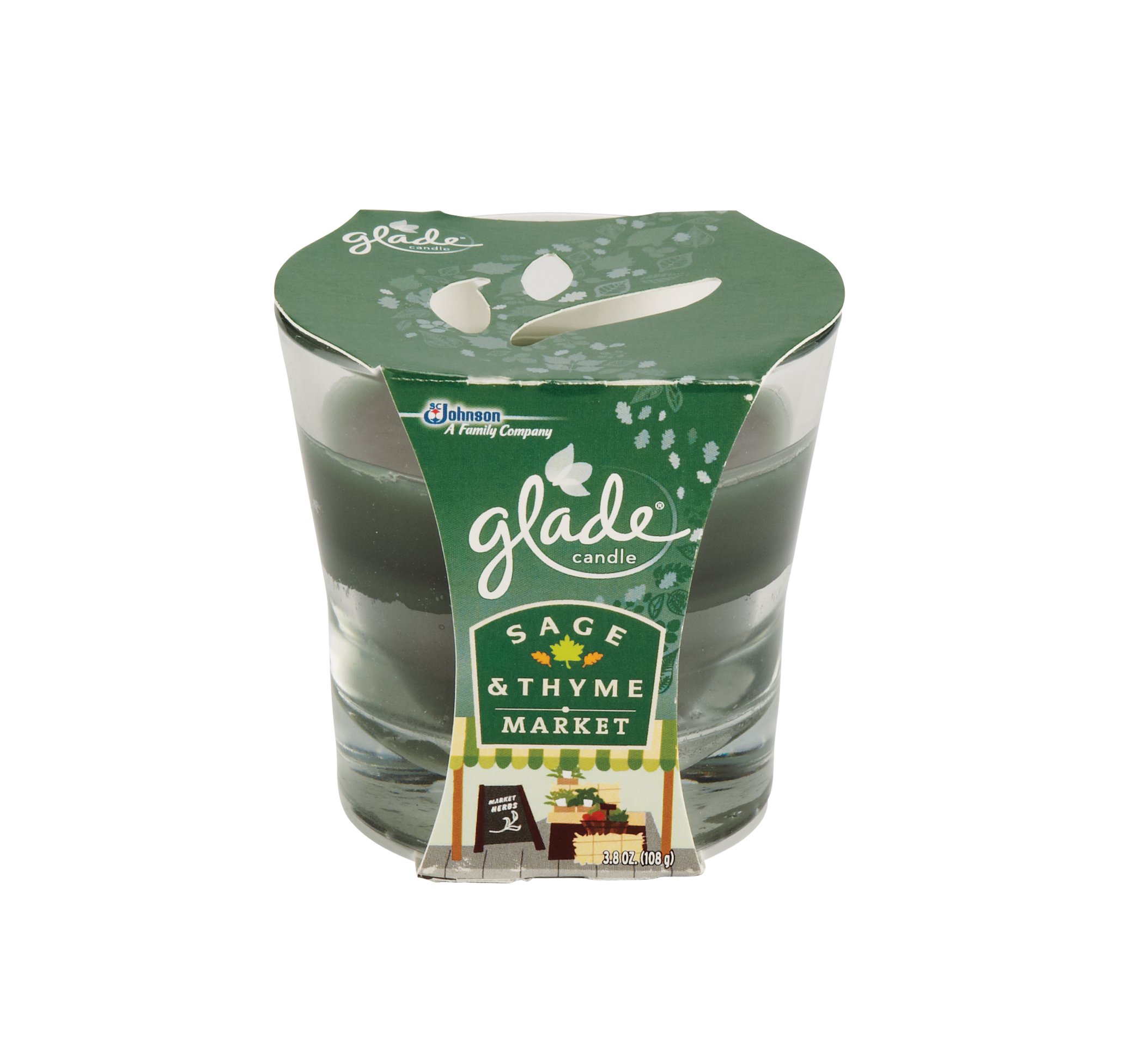 Glade Candle Sage & Thyme Market Shop Candles at HEB
