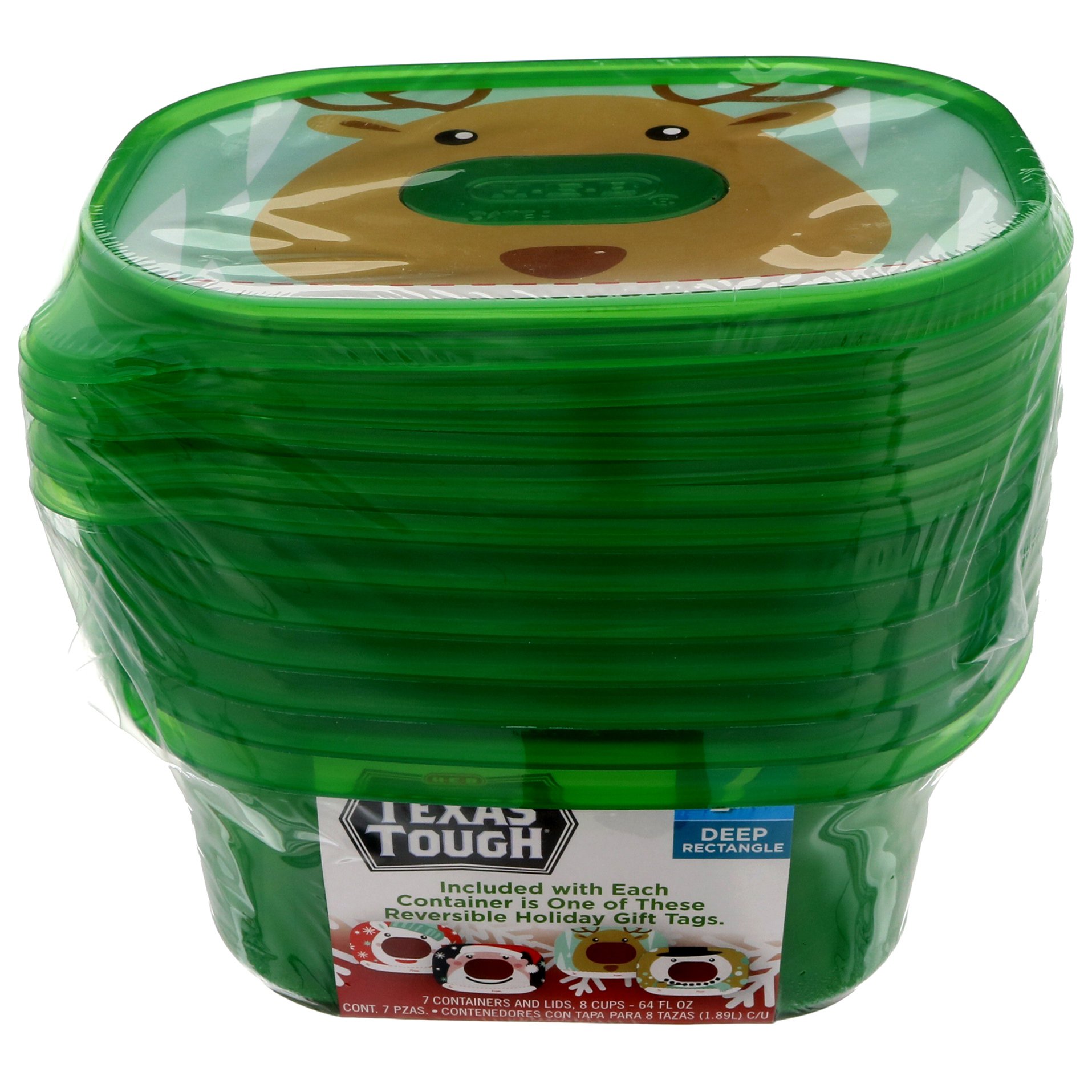 Glad Large Rectangle Deep Dish Containers and Lids - Shop Containers at  H-E-B