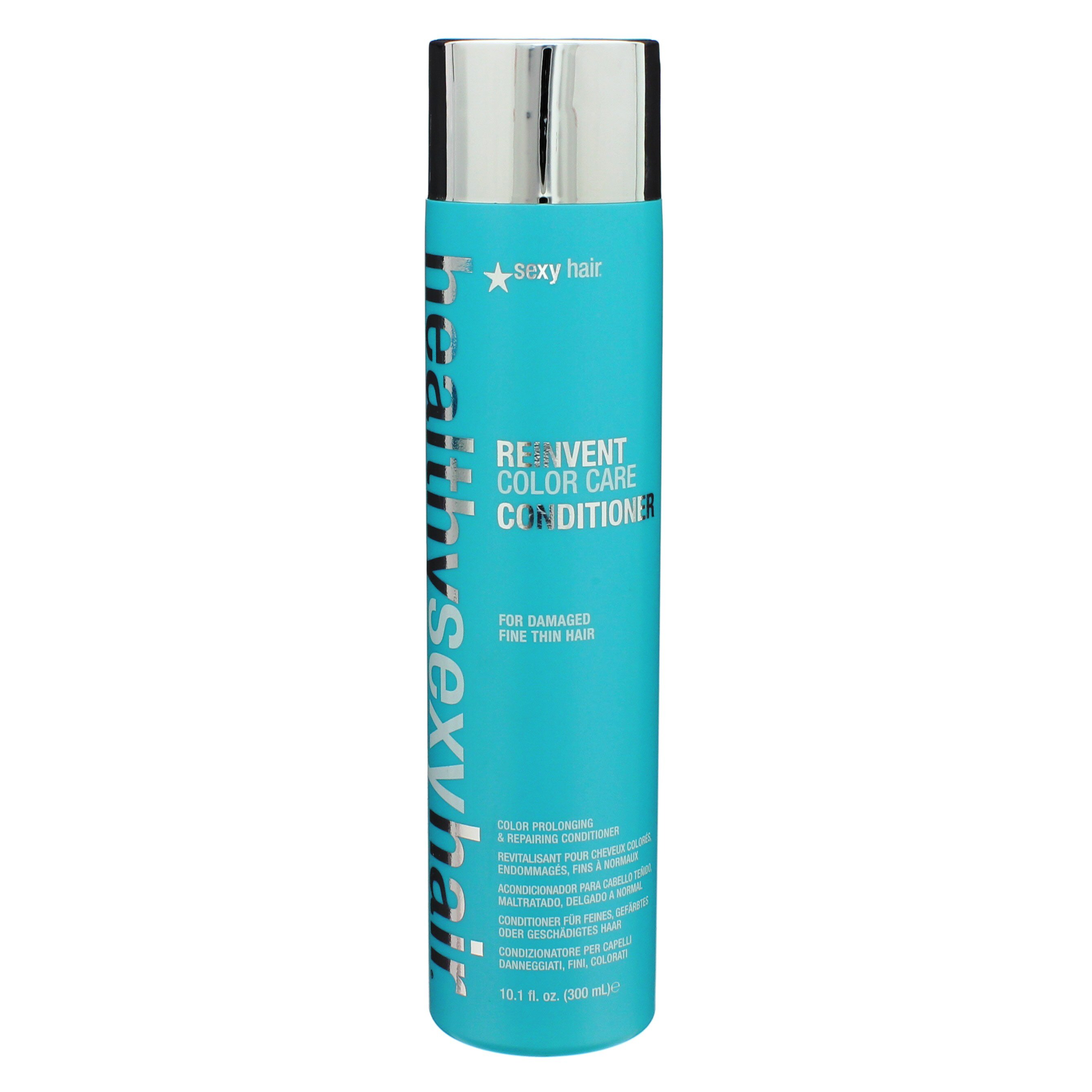 Sexyhair Reinvent Color Care Conditioner Für Feines Haar – 300 Ml, Mit UV-Schutz