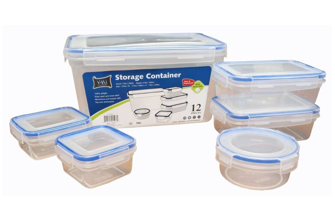 VMI Click and Lock Rectangle Food Storage Set - Shop Food storage at H-E-B