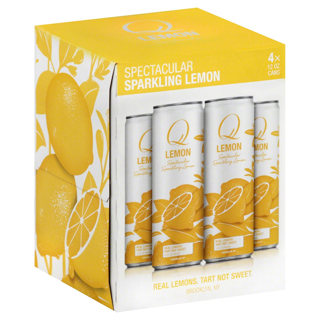 Q Sparkling Lemon Drink, 12oz cans Shop Soda at HEB