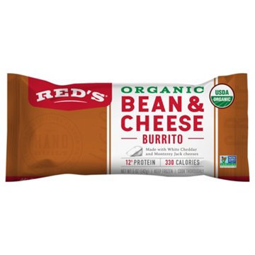 Red's Organic 12g Protein Bean & Cheese Burrito