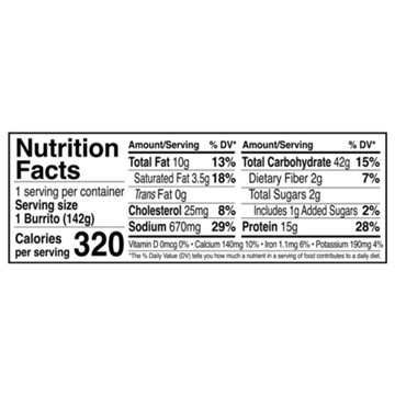 Red's 15g Protein Steak & Cheddar Burrito