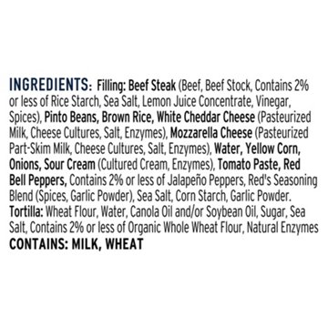 Red's 15g Protein Steak & Cheddar Burrito
