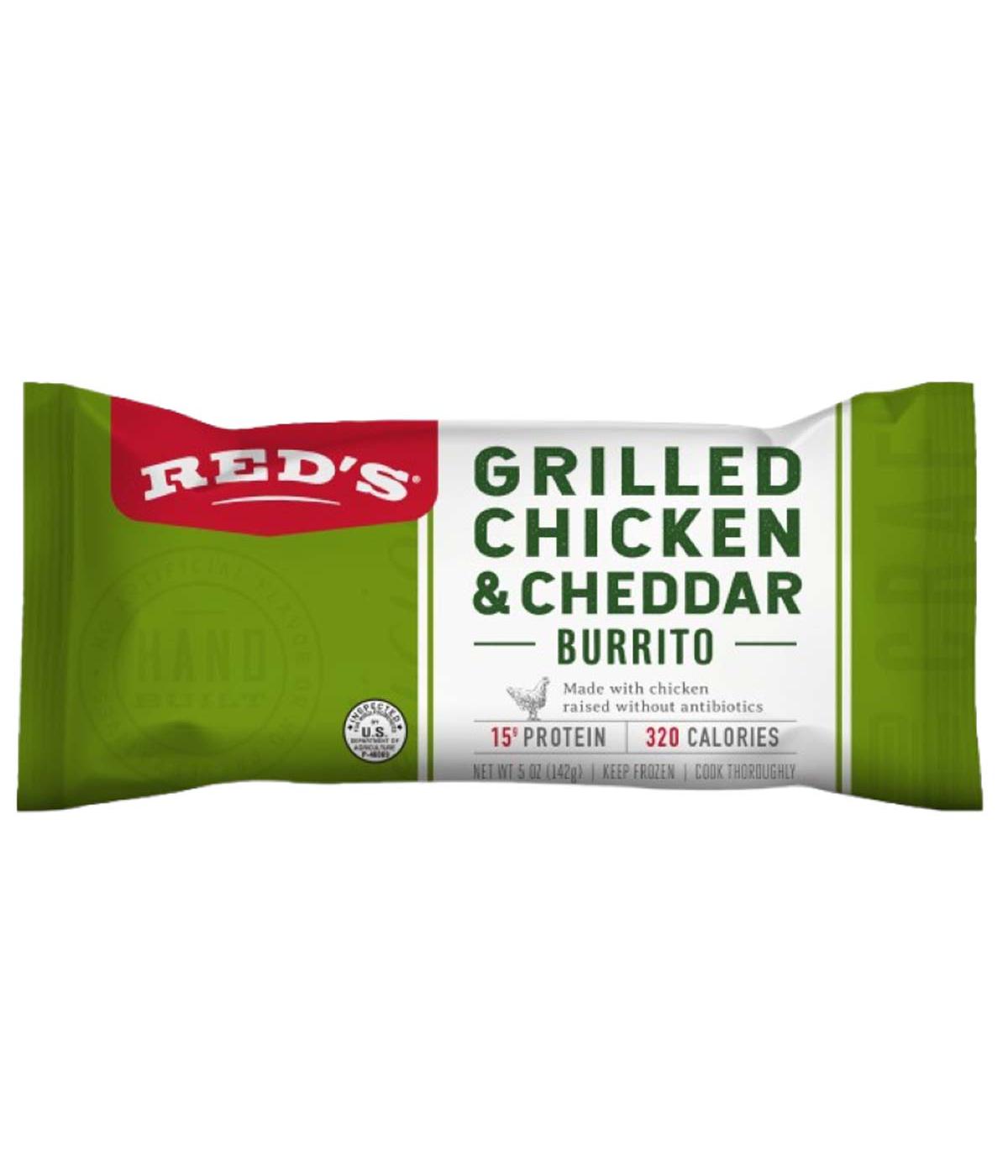 Red's 15g Protein Grilled Chicken & Cheddar Burrito; image 1 of 5