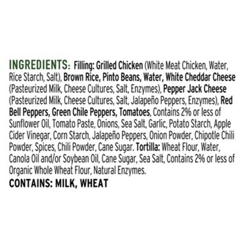 Red's 15g Protein Grilled Chicken & Cheddar Burrito