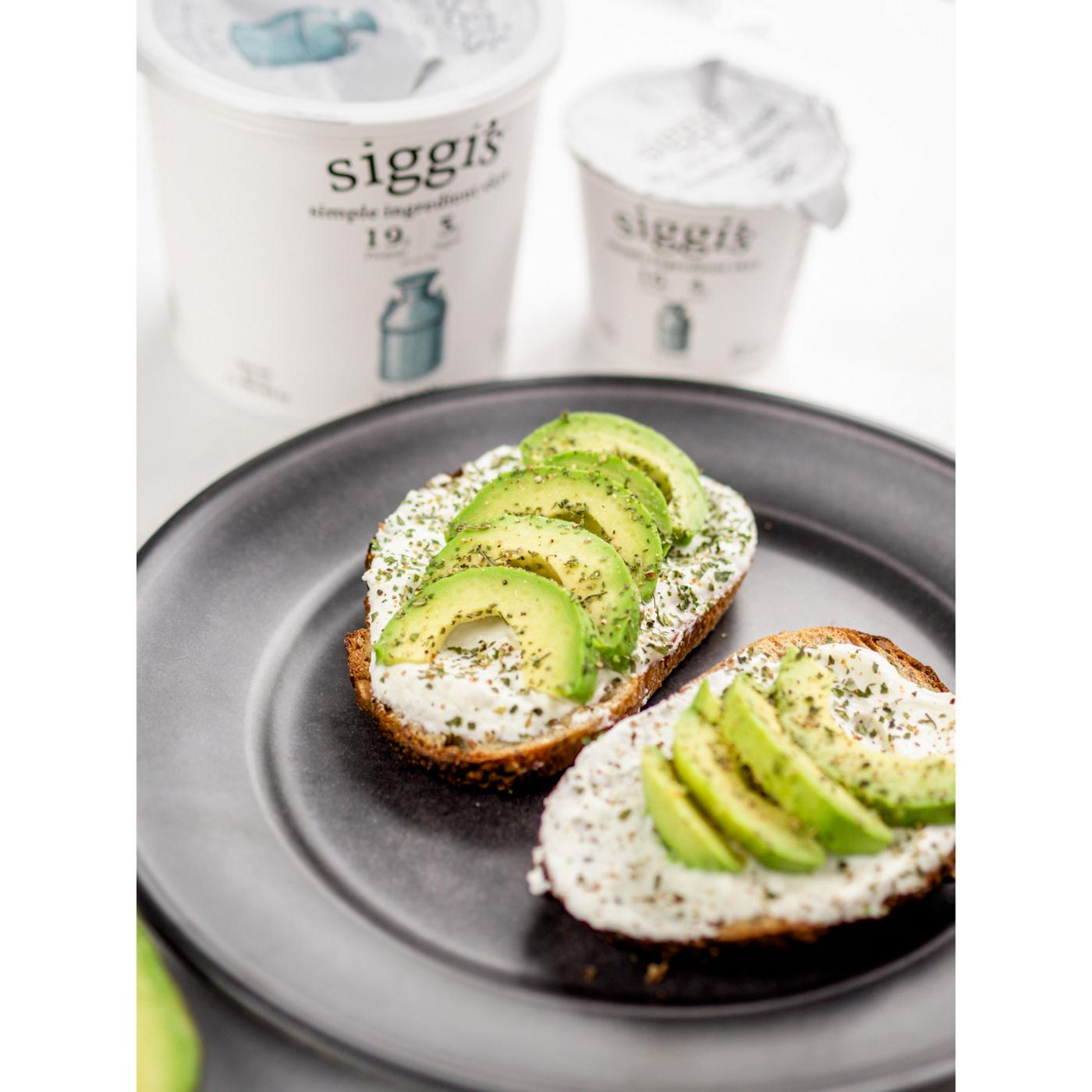 Siggi's Plain Nonfat Strained Icelandic Skyr Yogurt; image 2 of 2