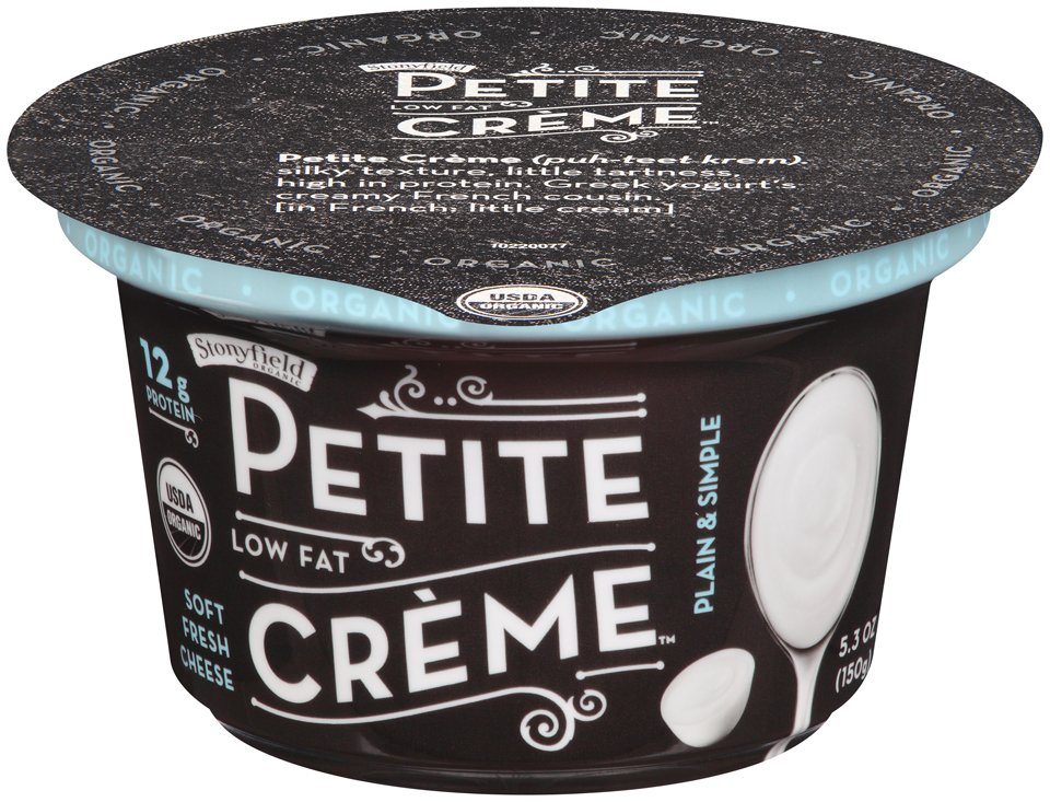 Stonyfield Petite Creme Low Fat Plain Yogurt Shop Yogurt at HEB