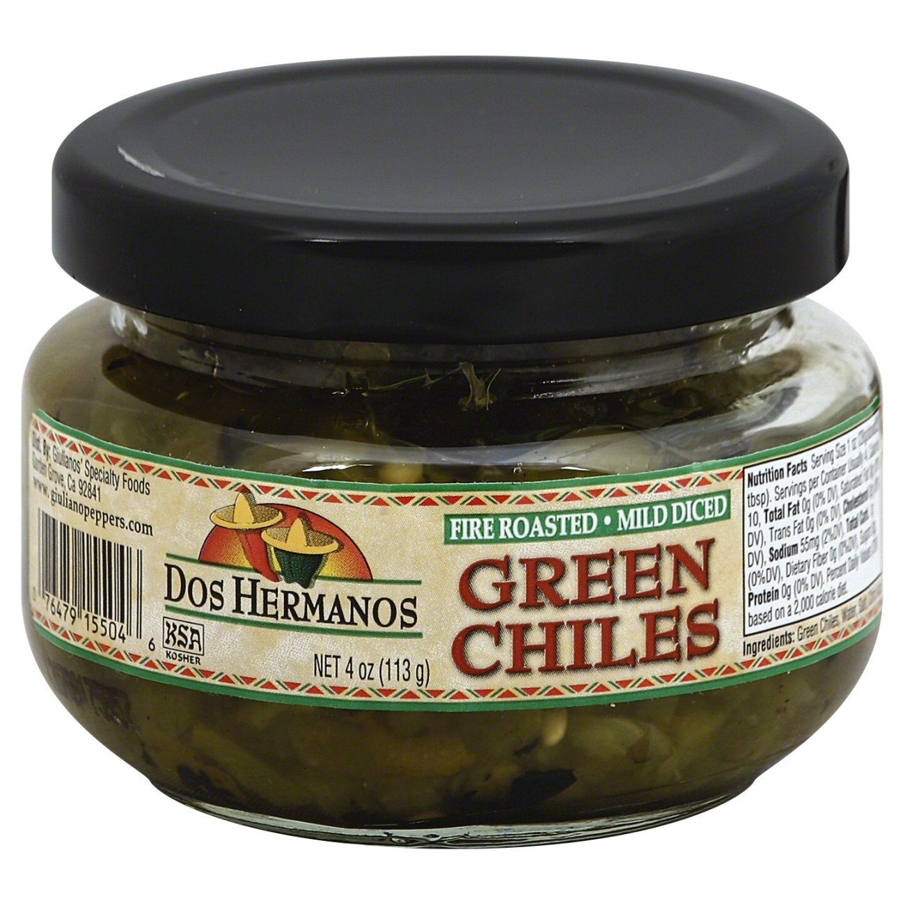 Dos Hermanos Diced Green Chiles Shop Vegetables at HEB