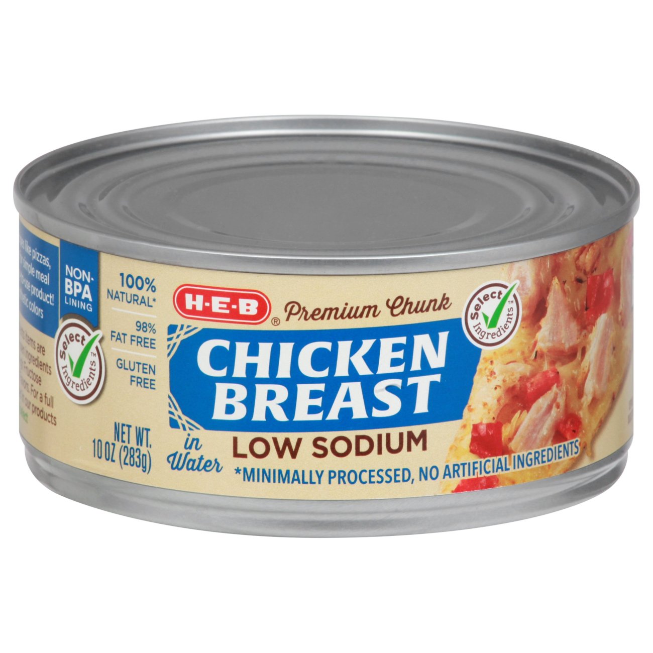 H-E-B Select Ingredients Low Sodium Chicken Breast - Shop Canned ...