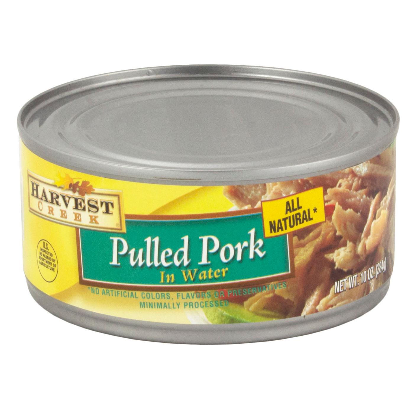 Harvest Creek All Natural Pulled Pork In Water