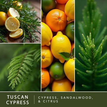 ScentSationals Tuscan Cypress Scented Wax Melt Cubes, 6 ct