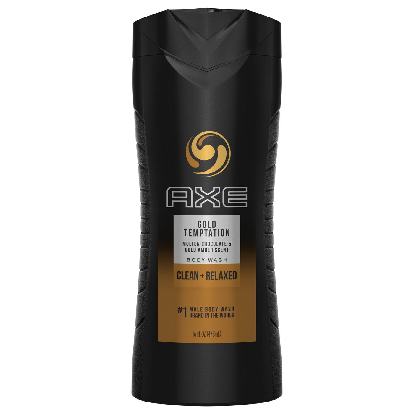 AXE Gold Temptation Body Wash - Molten Chocolate & Gold Amber Scent; image 1 of 4