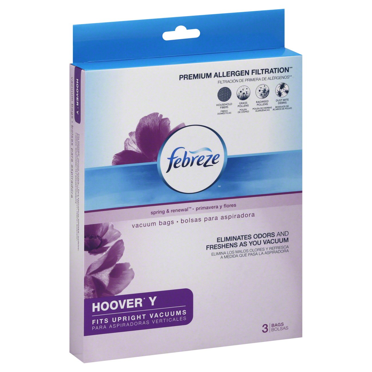 Febreze Hoover Style Y Vacuum Bags Shop Vacuum bags & parts at HEB